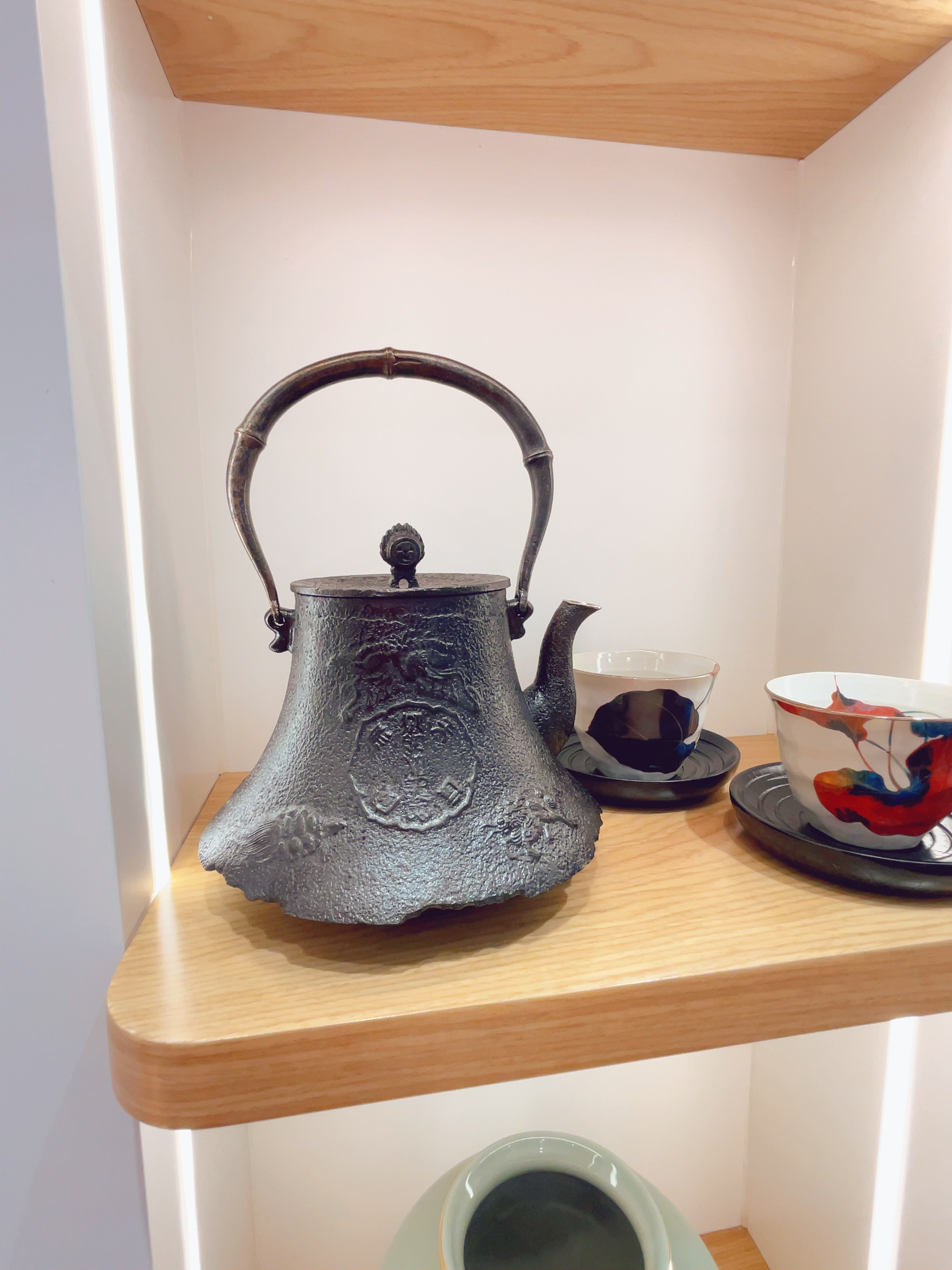 日本原装进口 百年南部铁器老铁壶(1915年)