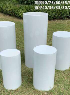 5ZV7婚庆铁艺圆柱体甜品台新款婚庆道具婚礼迎宾区装饰摆件蛋