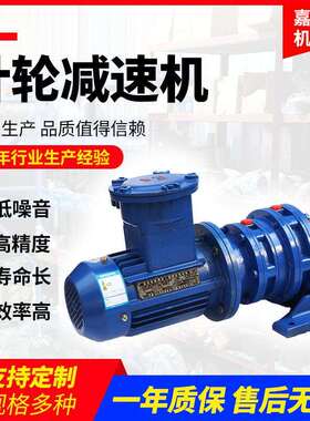 工厂热销防爆卧式摆线针轮减速机BWD10-0.55 双级卧式同轴式减速