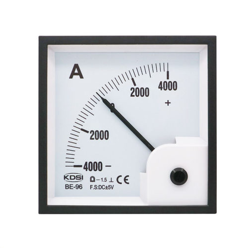 KDSI指针式直流电流表BE-96 DC+-5V+-4000A正负刻度盘显示