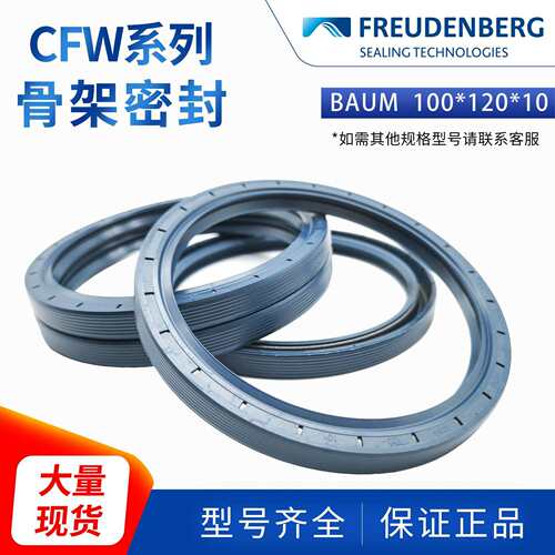 科德宝FREUDENBERG德国骨架油封丁腈BAUM 100*120*10 CZ CFW 1