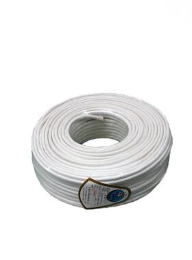 ZR RVV电源线5芯*0.5 0.75 1 1.5 2.5 4 6平方白色软芯护套线电线