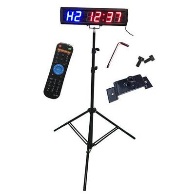 电子健身计时器运动秒表多功能数显带三脚架遥控数码