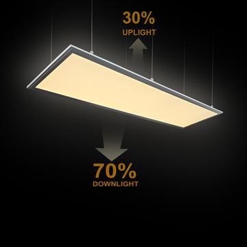 上下发光LED平板灯 双面发光办公室写字楼照明面板灯 吊装高光效