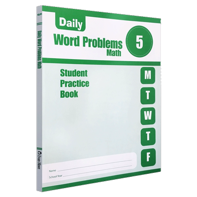 Evan-Moor Daily Word Problem Math（2019版） Grade 5 SE 每日练习系列 数学应用 五年级 作业本 美国加州教辅 evanmoor