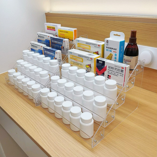 药品小货架超市卫生所药品架子桌上小展示架促销架药房药店陈列架