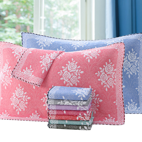 高档枕巾柔软婚庆回礼成人经典