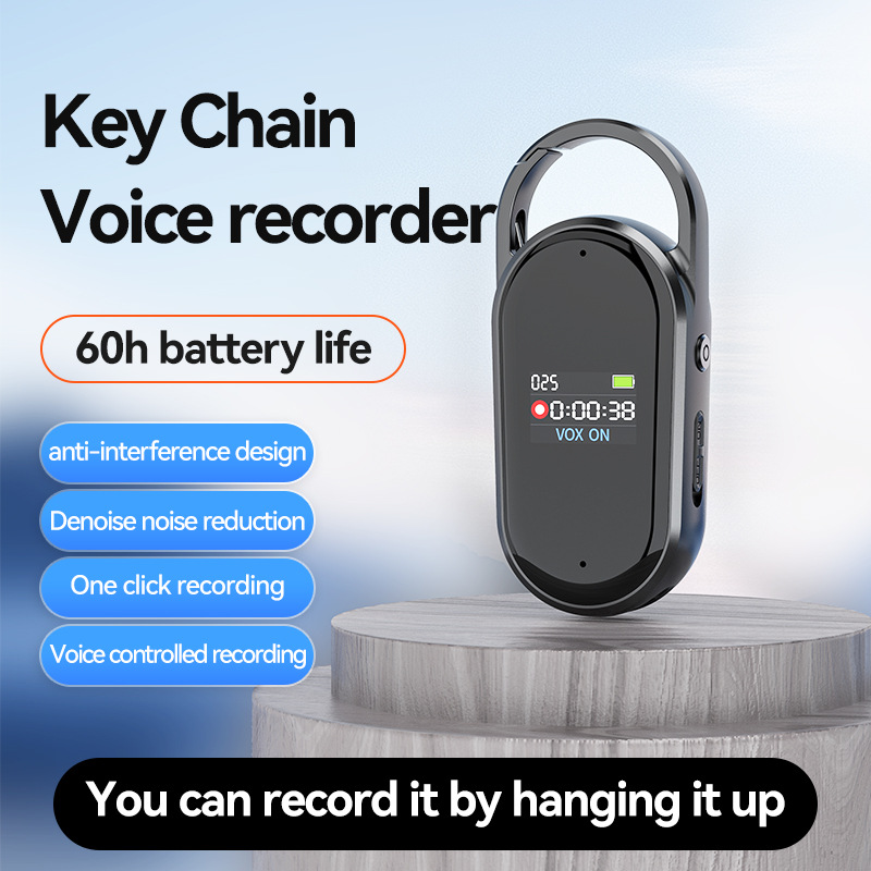 新款S29带屏加密专业录音笔 mp3 ai智能高清降噪声控录音笔
