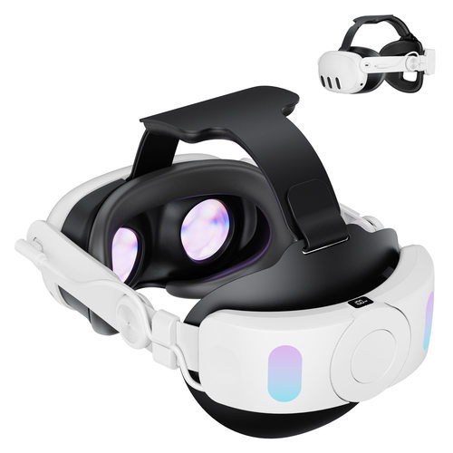 Meta quest3头戴可调节替换10000mAh充电续航quest3s头带VR配件