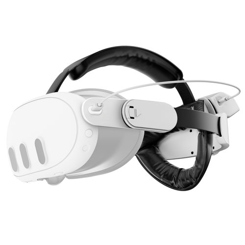 适用于Meta Quest3/3S可调节头带磁吸充电6600毫安精英头戴VR配件
