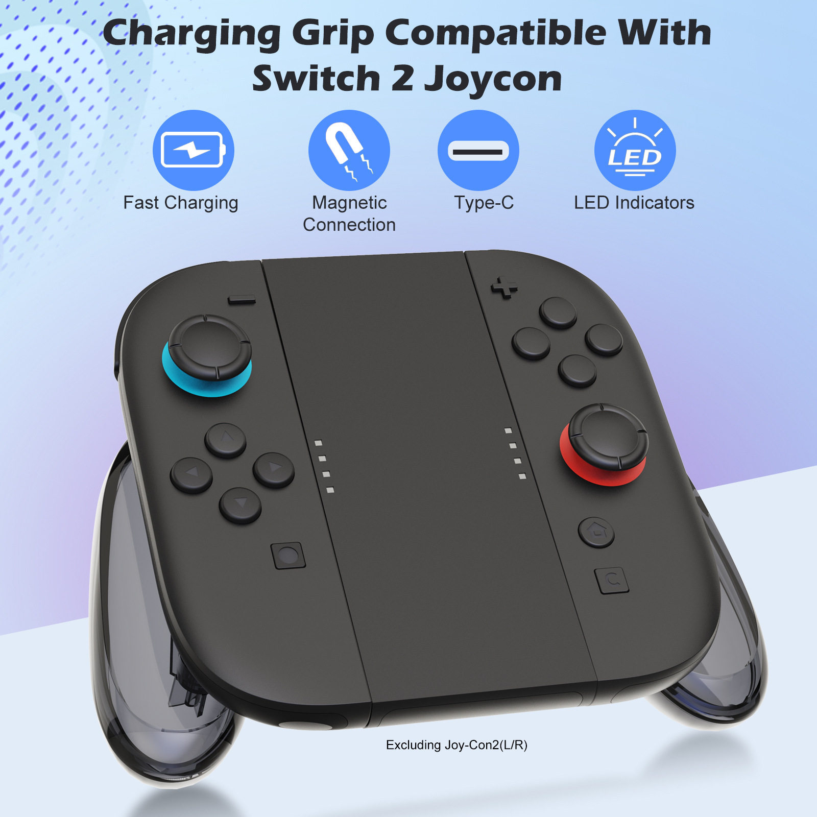 Switch2游戏手柄充电握把Joy-Con2左右游戏手柄NS2手柄配件支架