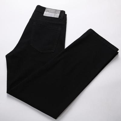 2025新款秋冬款黑色牛仔裤男宽松直筒阔腿垂感潮牌美式高端长裤子