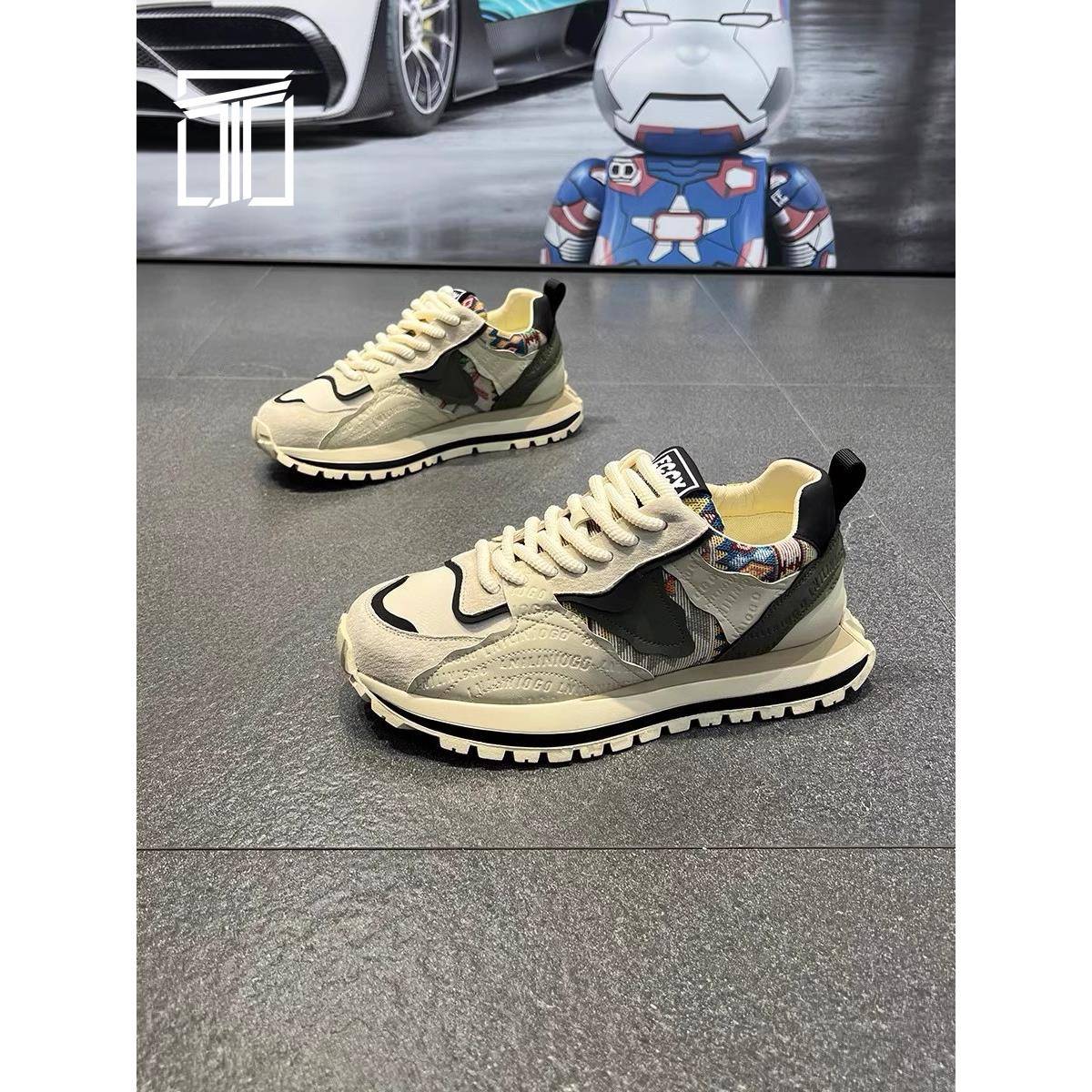 香港ITMY3 2025秋季新款男鞋韩版休闲老爹鞋潮流百搭轻便运动布鞋