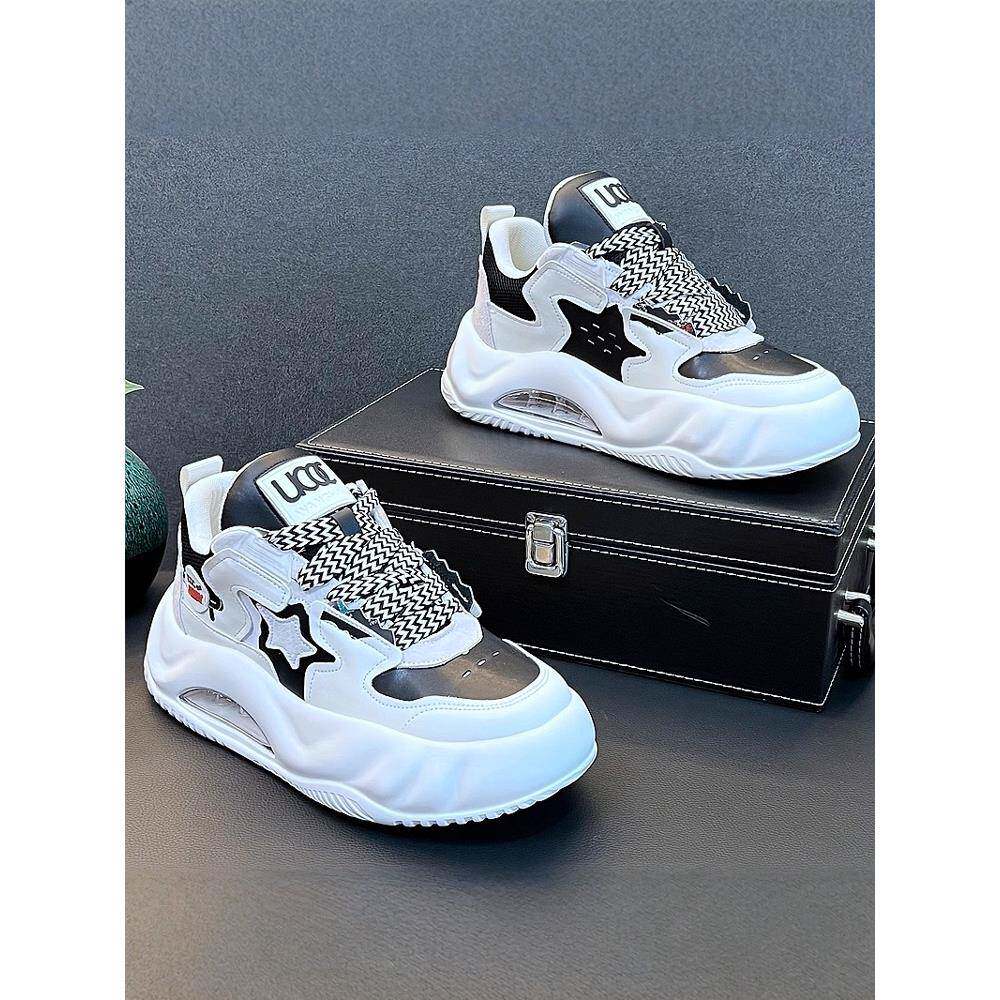 细节恰到好处Minimalism Aquaman气垫厚底老爹鞋男内增高休闲鞋软