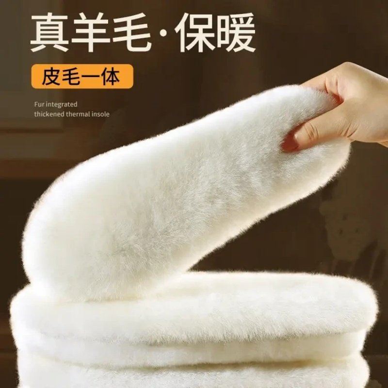 正宗100%纯羊毛鞋垫加绒加厚冬季