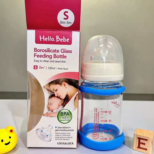 适配Hello,Bebe宽口径奶瓶配件奶嘴纳米银食品级吸管嘴直饮嘴鸭嘴