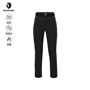 BLACKYAK布来亚克女裤24秋冬户外弹力WSP 3L防水抓绒软壳裤WVW442