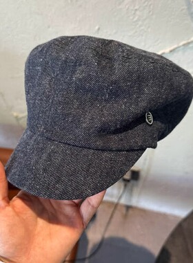 超正版型！日系平顶牛仔报童帽子