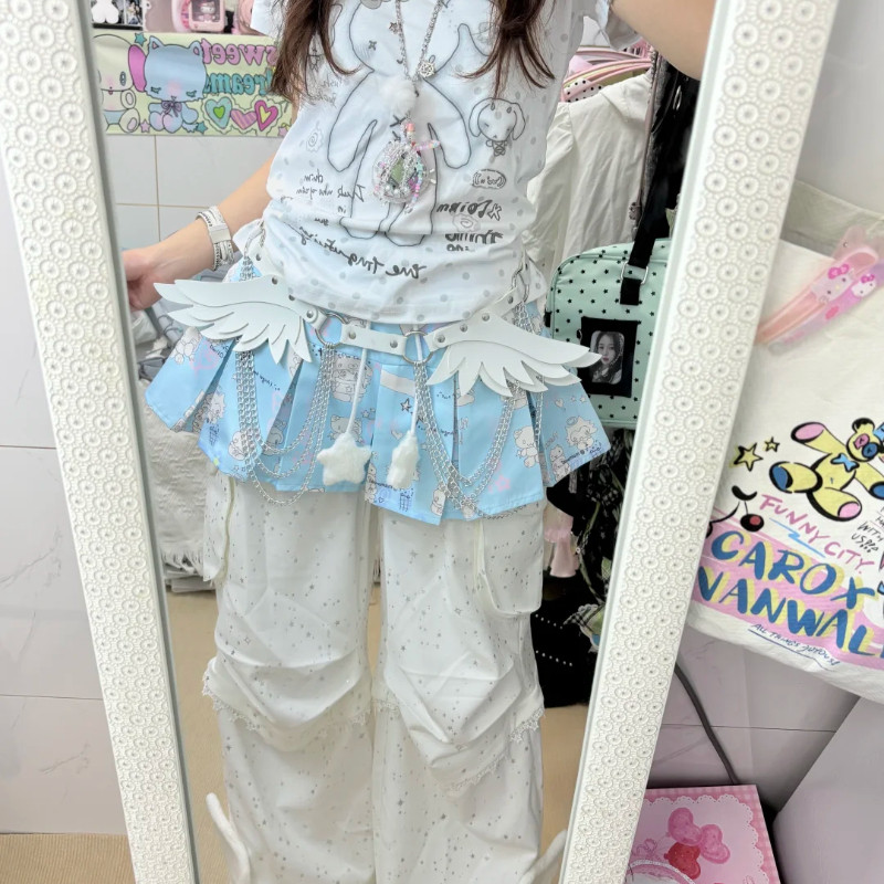 Y2K辣妹~少女天使之翼腰带亚文化性感潮款时尚潮流小翅膀皮带腰封,服饰配件/皮带/帽子/围巾,腰带/皮带/腰链,淘宝优惠券,粉丝福利购,淘宝优惠卷