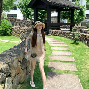 【夏日田园风】纯手工拉菲草草编遮阳帽女百搭显脸小镂空防晒草帽