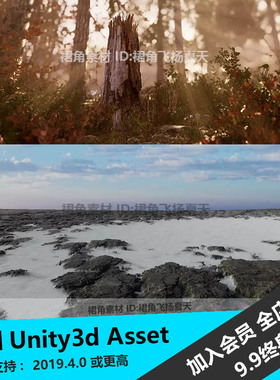 Unity3d 游戏自然环境地面高清着色器InTerra镶嵌地形混合工具