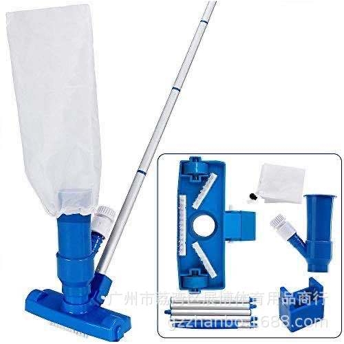 新品 便携真空喷嘴吸池头 泳池清洁套装喷射真空吸头带底刷