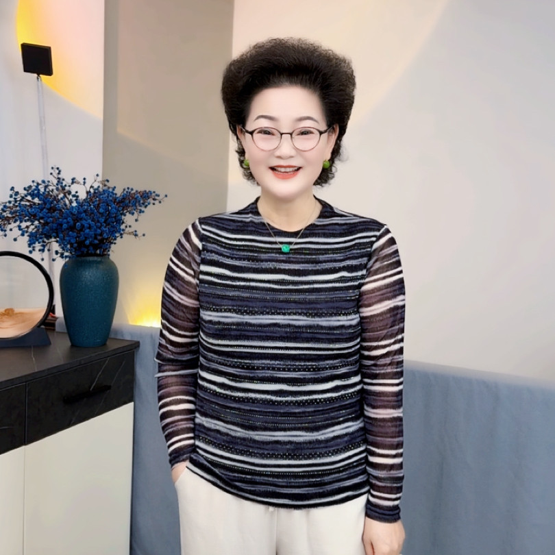 2026新款女士休闲上衣圆领长袖