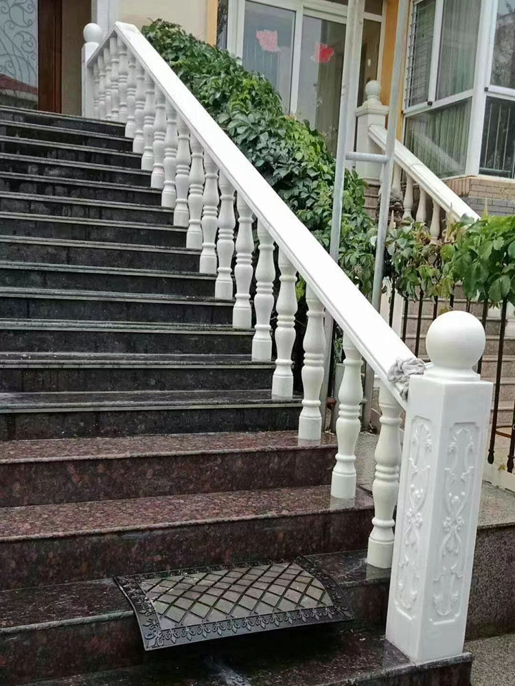 石雕阳台石柱护栏围栏汉白玉花瓶柱大理石扶手栏杆别墅楼梯石栏杆