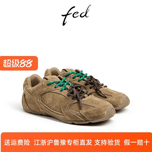 fed复古休闲鞋登山鞋阿甘鞋轻便