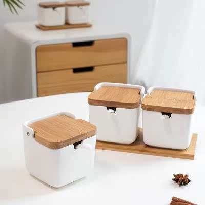 调料罐子陶瓷盖白色调料瓶调料罐子陶瓷厨房盐糖罐调料盒调味罐c|msdalam kategori dapur/memasak Appliances, Alat dapur/Penyimpanan dapur, botol penyimpanan/bekas penyimpanan dapur, botol perasa - dari Buy2taobao.com untuk memberikan perkhidmatan ejen Taobao profesional membeli