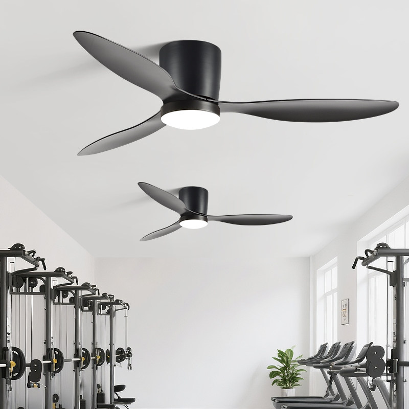 吸顶风扇灯客厅北欧家用餐厅卧室静音变频静音吊扇灯一体简约吊灯