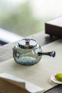 玻钰堂侧把不掉盖煮茶壶600ml明火电陶炉不可干烧