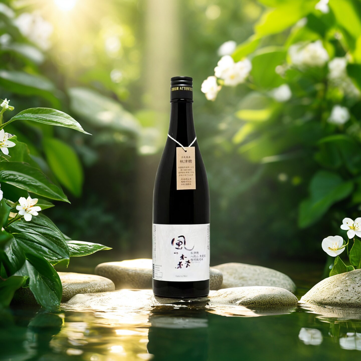 风之森秋津穗八钓山限定清酒720ml 微气泡 仿佛多汁水晶葡萄图片