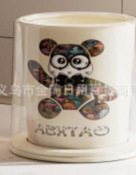 New Cute Bear Shaped Trash Can for Home Use - Simple and Sty