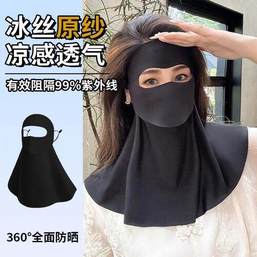 A drinkable water, sun-protective face mask that provides fu
