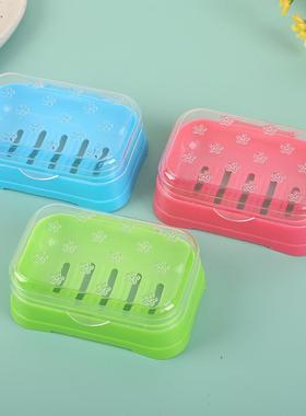 Transparent Cover 908 Soap Box with Drainable Lid, Bathroom