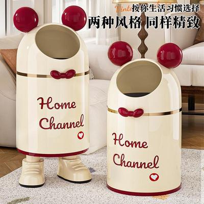 New large-capacity trash bin for home use, perfect for the l