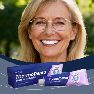 ORALHOE Denture Adhesive: Secures dentures naturally, provid