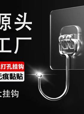 Wall-mounted hooks that require no drilling, featuring sucti