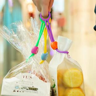 Multifunctional Pull-tab Colored Sealing Ties Creative Food