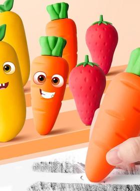 Jumbo Fruit Erasers - Creative Student Stationery for Kinder