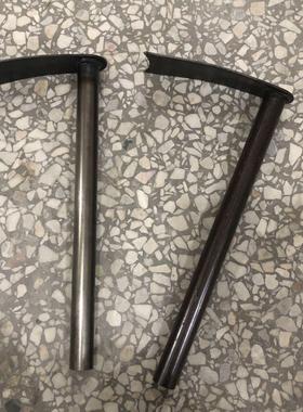 Blacksmith hand-forged gardening tools, including small hoes