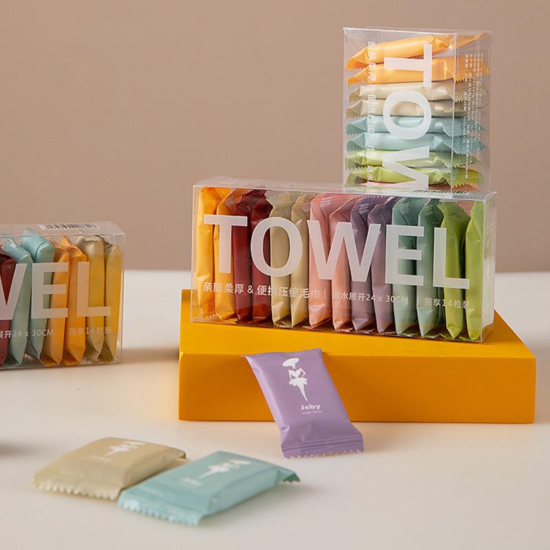 Disposable Compressed Face Towels, Thickened and Enlarged Cl