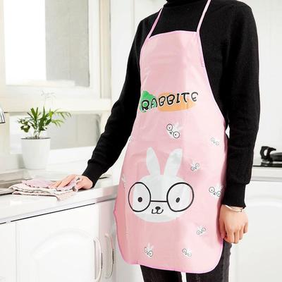 Cartoon Princess Apron, Half-body Kitchen Apron, PVC Waterpr