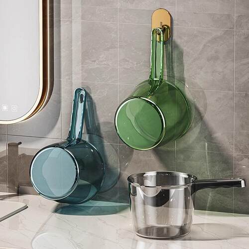 Large Creative Thickened Plastic Long-Handle Water Scoop for