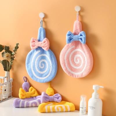 Hanging Hand Towel, Cute Cartoon Kitchen Hand Towel, Absorbe