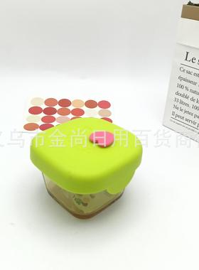 Cross-border Baby Glass Bowl Square Food-grade Feeding Box F