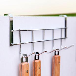 Over-the-Door Hook No-Drill Clothes Hanger Wall-Mounted Door