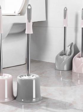 Long-Handle Household Toilet Brush Set - Dual-Sided, Flexibl