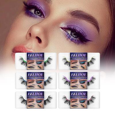 EELHOE Glue-Free Imitation Mink Fur False Eyelashes, Self-Ad